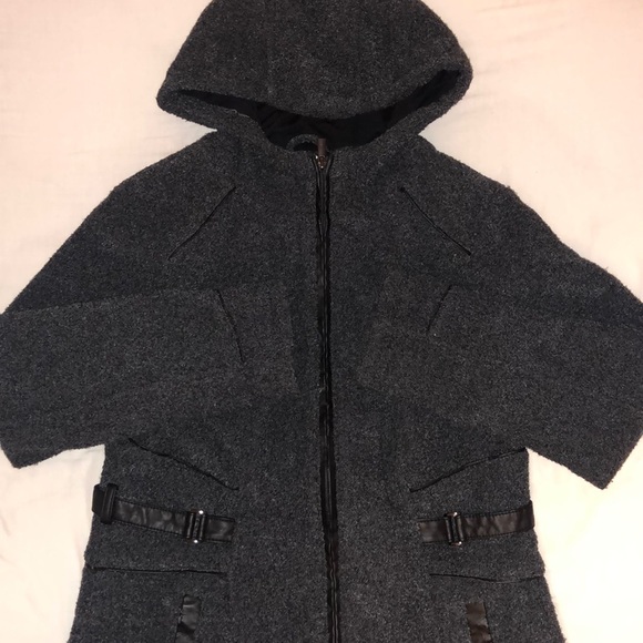 DARK GREY WARM COAT - Picture 1 of 1